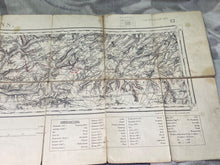 Load image into Gallery viewer, 1912 Dated British Army General Staff Map of AMIENS / ARRAS - Official Use Only
