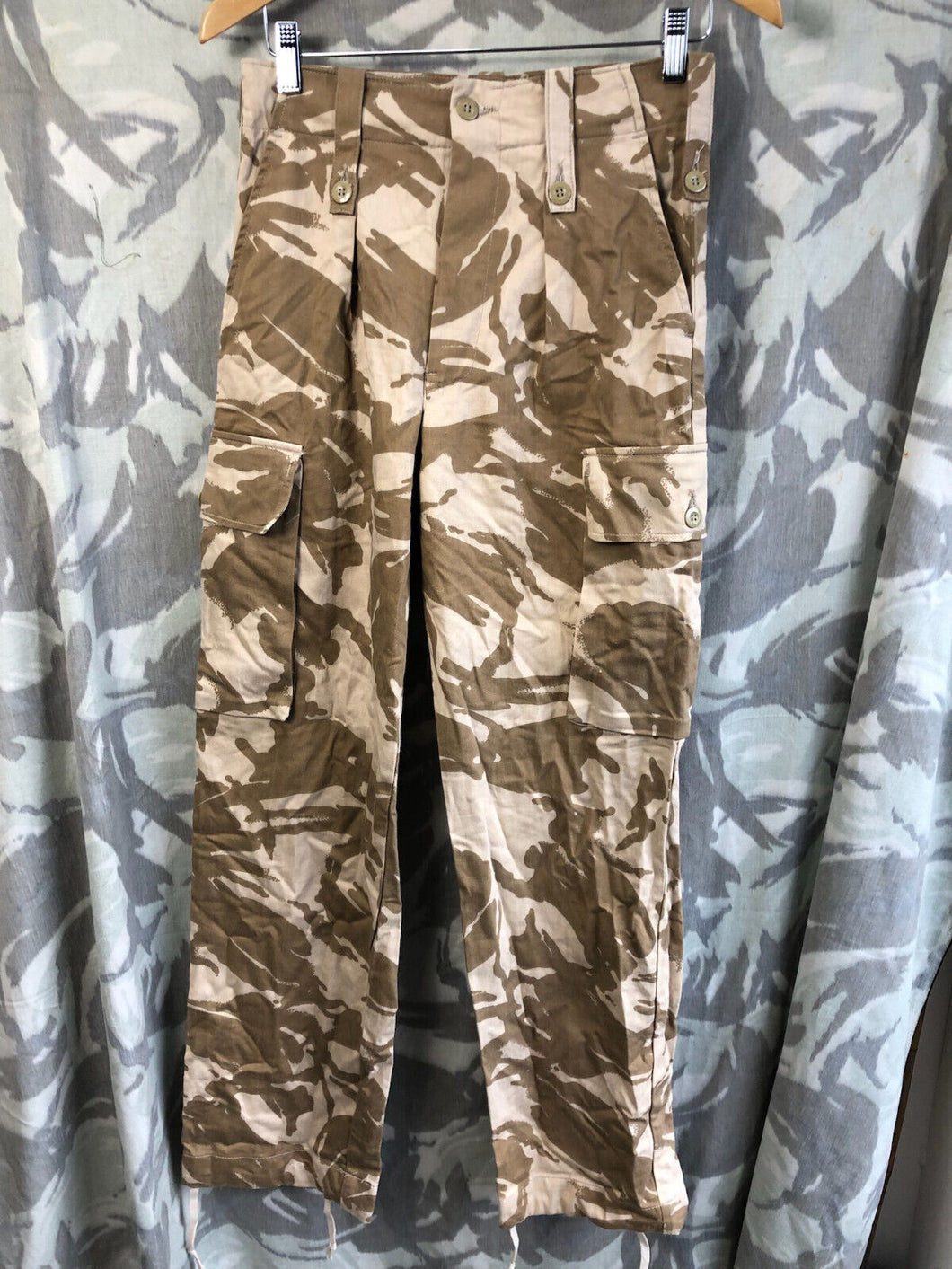 Genuine British Army DDPM Desert Camouflaged Lightweight Trousers - 80/76/92