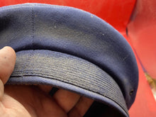 Load image into Gallery viewer, Original US Air Force Blue Peaked Cap with Front Badge - Size 58
