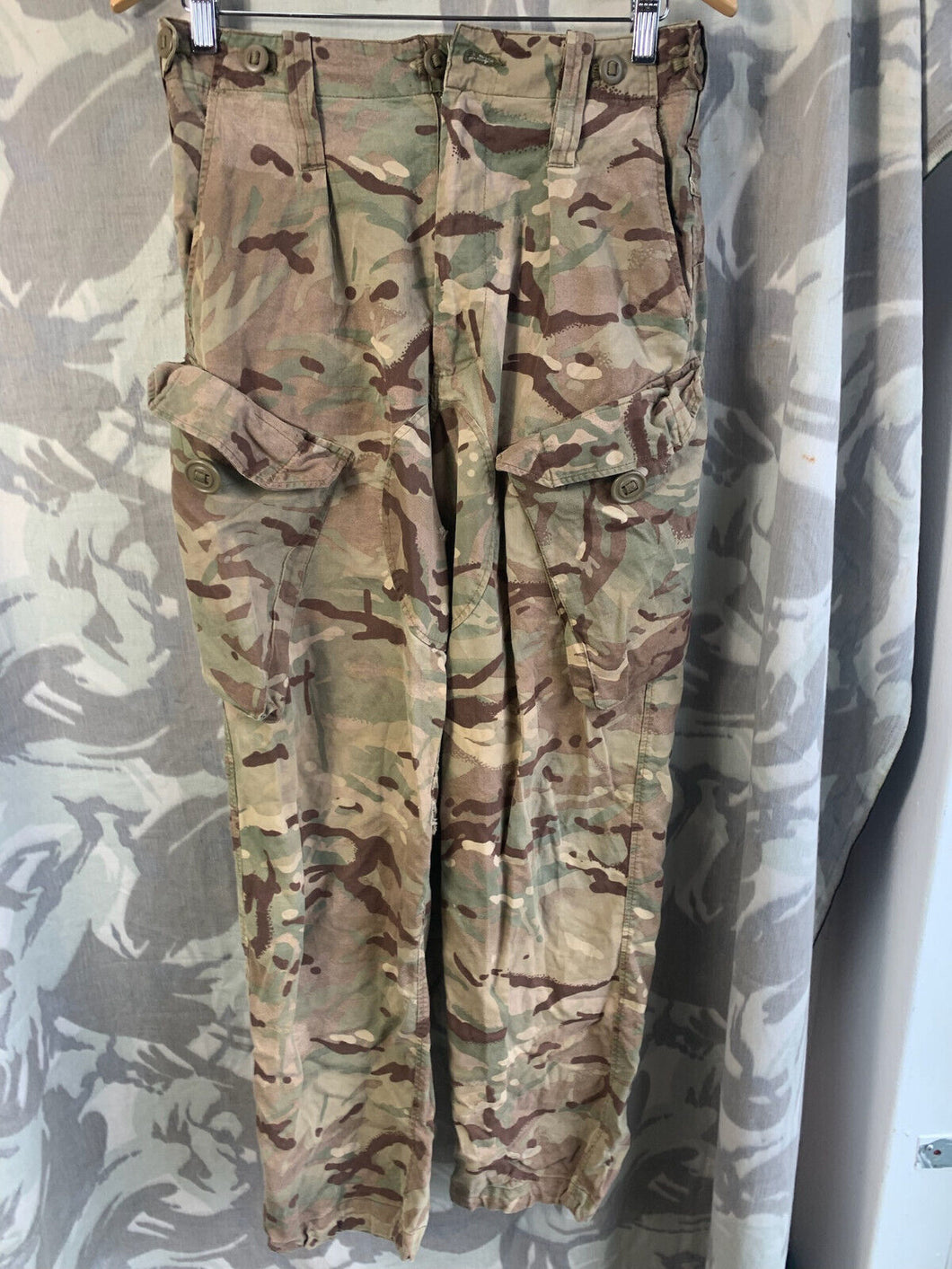 Genuine British Army MTP Camouflaged Warm Weather Combat Trousers - 80/80/96