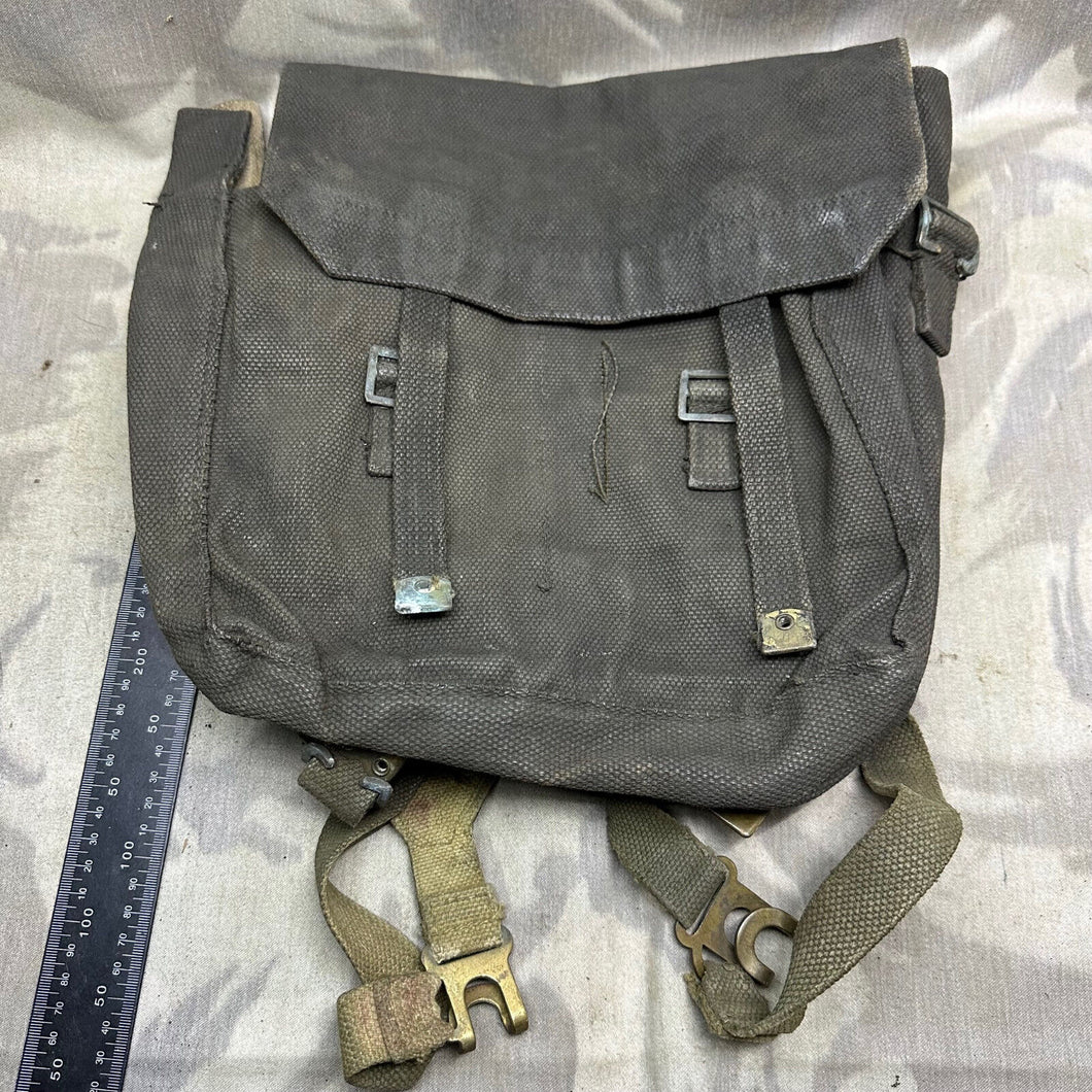 Original WW2 British Army / RAF 37 Pattern Webbing Small Pack & L Straps Set