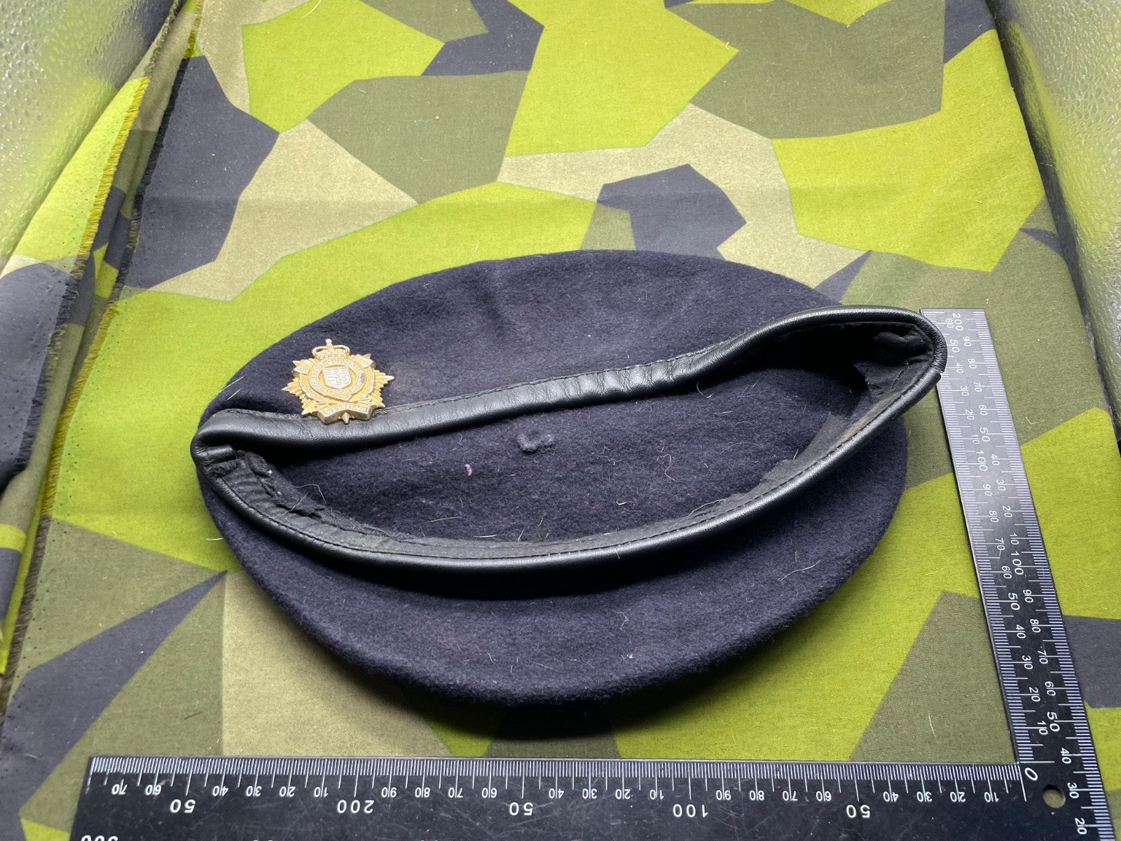 Original British Army Logistics Corps Beret with Badge - The Militaria Shop