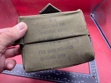 Load image into Gallery viewer, Original US Army Chemical Agent Detector Kit - Empty Waist Pouch - Vietnam Era
