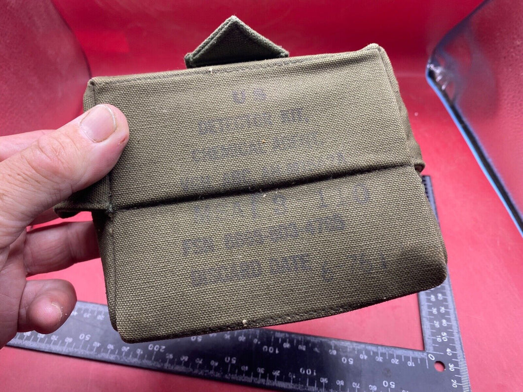 Original US Army Chemical Agent Detector Kit - Empty Waist Pouch - Vietnam Era