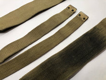 Load image into Gallery viewer, Original WW2 British Army 37 Pattern Canvass L Straps Set
