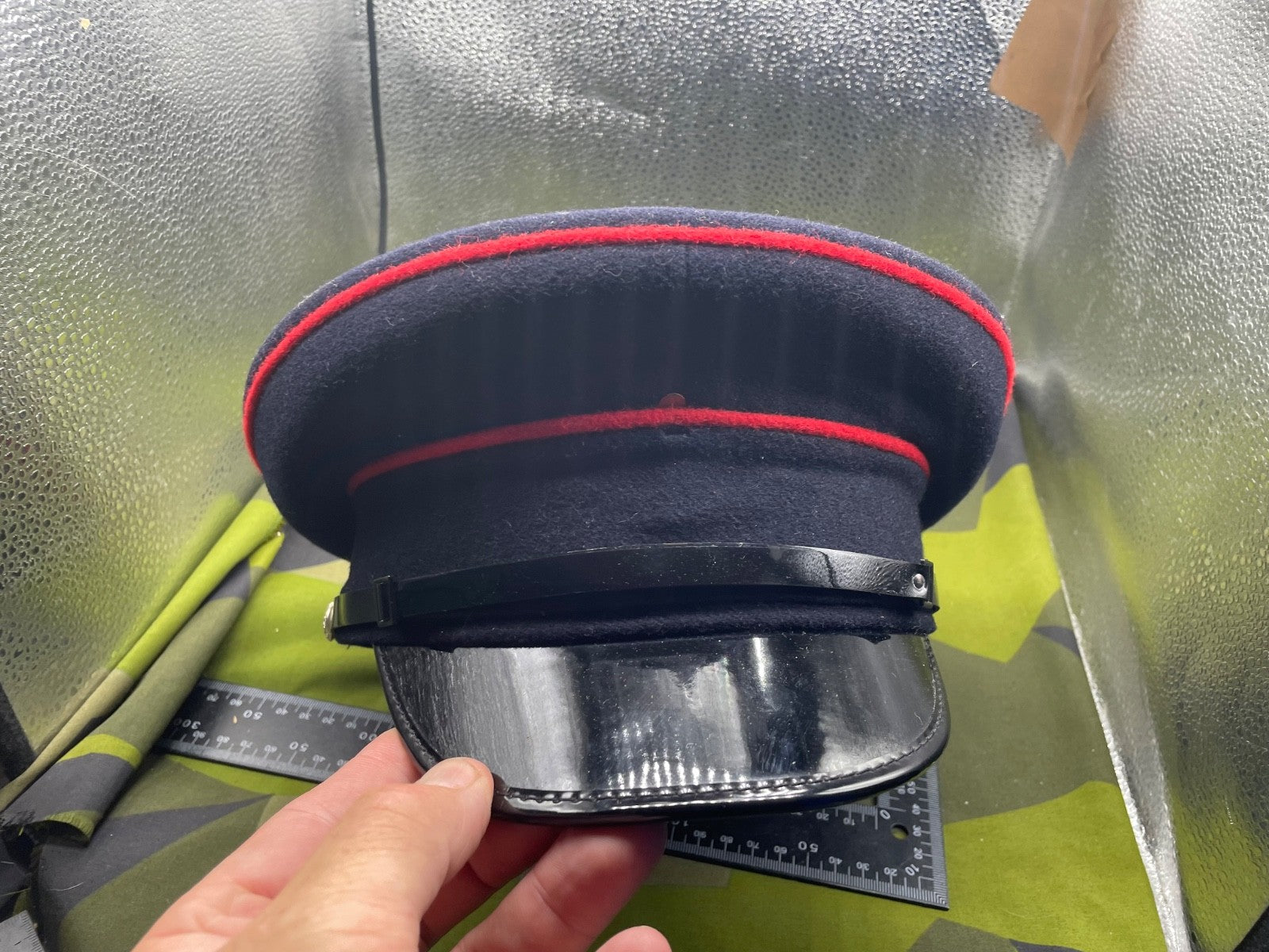 Original British Army Royal Engineers Peaked Cap - The Militaria Shop