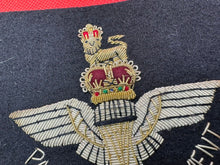 Load image into Gallery viewer, British Army Bullion Embroidered Blazer Badge - Parachute Regiment -Queens Crown
