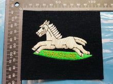 Load image into Gallery viewer, British Army Bullion Embroidered Blazer Badge - The Yorkshire Regiment
