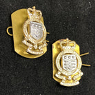 Original British Collar Badge Pair - Royal Army Ordnance Corps - The Militaria Shop