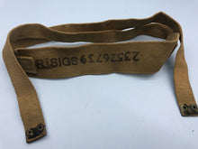 Load image into Gallery viewer, Original WW2 British Army Tan Webbing Shoulder Strap 37 Pattern - Royal Signals
