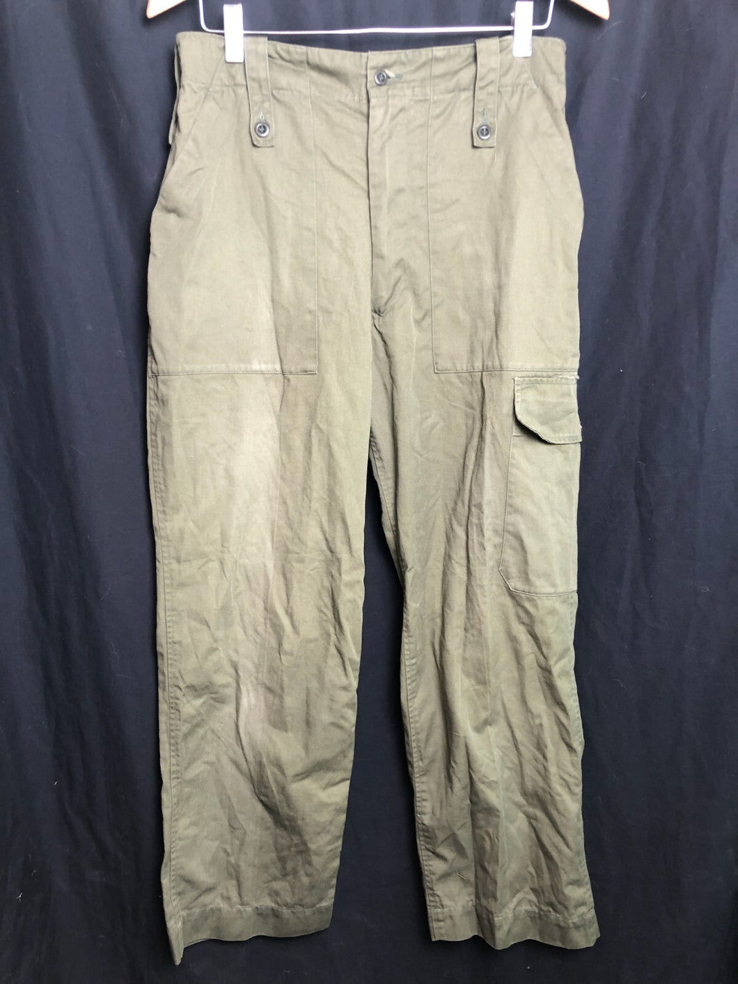 British Army OD Green Lightweight Combat Trousers - Size 75/84/100 - The Militaria Shop