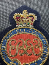 Load image into Gallery viewer, British Army Bullion Embroidered Blazer Badge - Grenadier Guards Regiment
