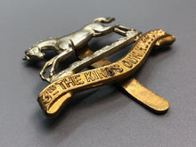 Load image into Gallery viewer, Original British Army WW2 Cap Badge - 3rd The King&#39;s Own Hussars
