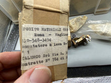 Load image into Gallery viewer, Original Large Box of Vintage Italian Radio / Equipment Switches dated 1967.
