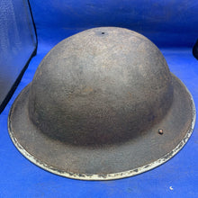 Load image into Gallery viewer, Original British Army Mk2 Combat Helmet - Untouched WW2 Example
