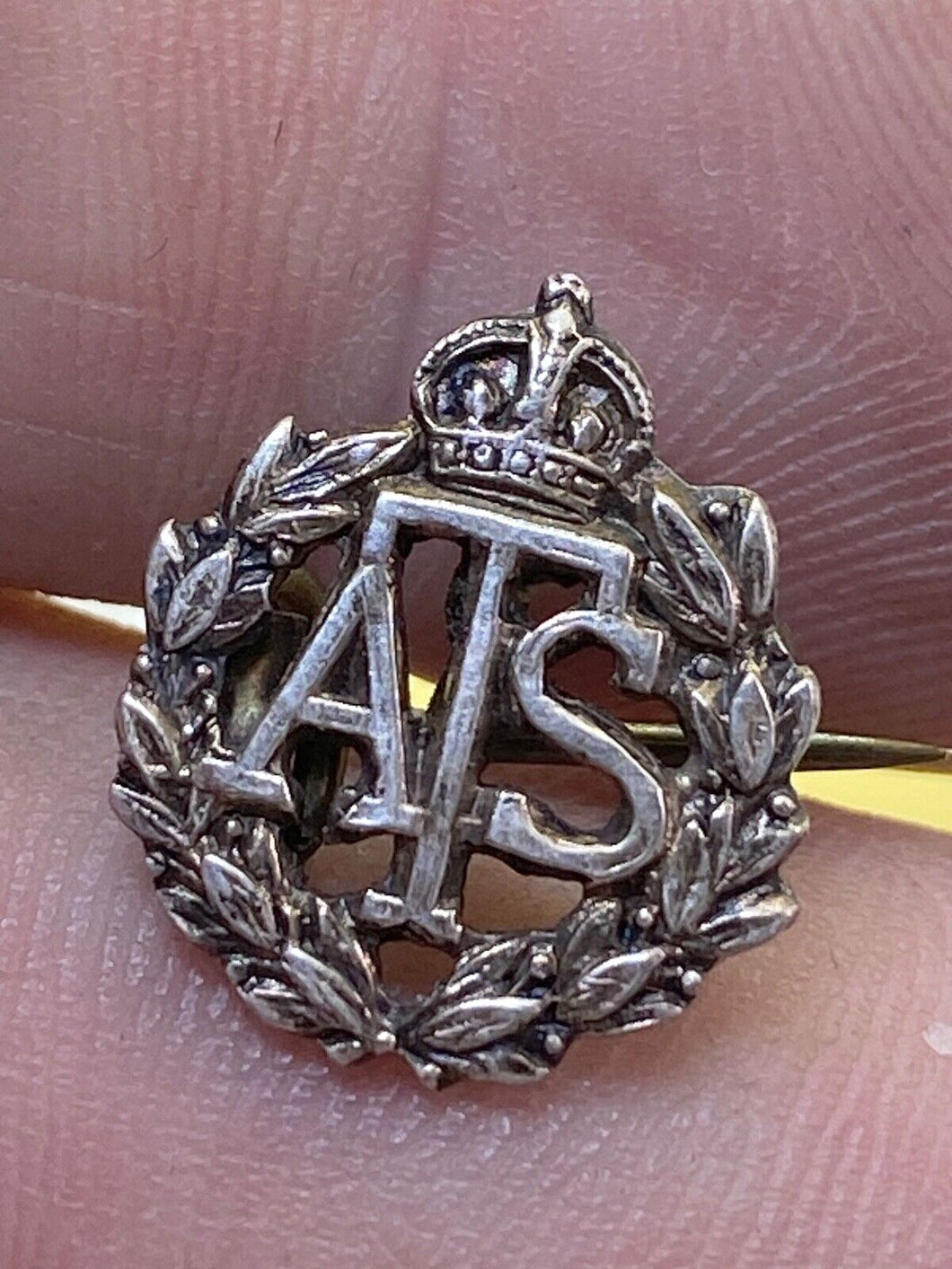 Original British Army Auxiliary Transport Service ATS Pin on Brooch / Badge