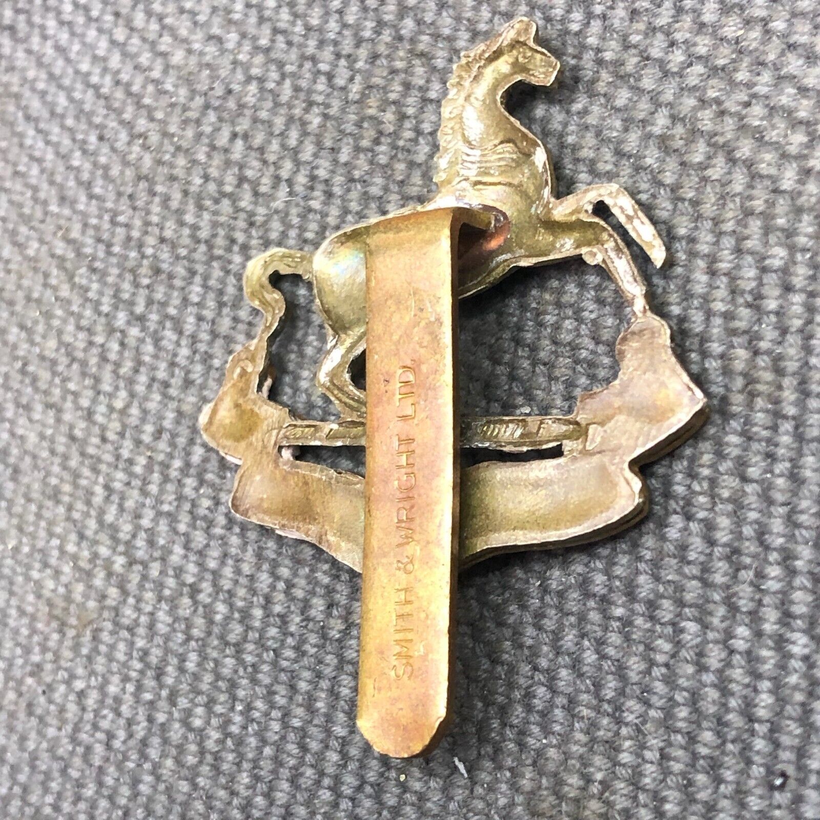 Original WW2 British Army Cap Badge - King's Liverpool Regiment - The Militaria Shop
