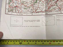 Load image into Gallery viewer, Original WW2 German Army Map of UK - Manchester / Liverpool / North West England
