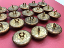 Load image into Gallery viewer, Group of Original WW1 Shropshire Regiment British Army Uniform Buttons
