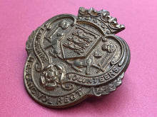 Load image into Gallery viewer, Original WW1 British Army Lancashire Volunteers Regiment Cap Badge
