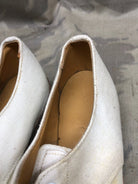 Genuine British Army Women's White Summer Shoes - WW2 Pattern - Size UK 3 M - The Militaria Shop