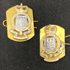 Original British Collar Badge Pair - Royal Army Ordnance Corps - The Militaria Shop
