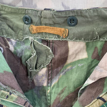 Load image into Gallery viewer, British Army DPM 1968 Pattern Camouflaged Combat Trousers - Size 30&quot; Waist
