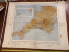 Original WW2 British Army RAF Navy Base Map of England - South West - Cornwall - The Militaria Shop