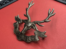 Load image into Gallery viewer, Original WW1 British Army Seaforth Highlanders Cap Badge
