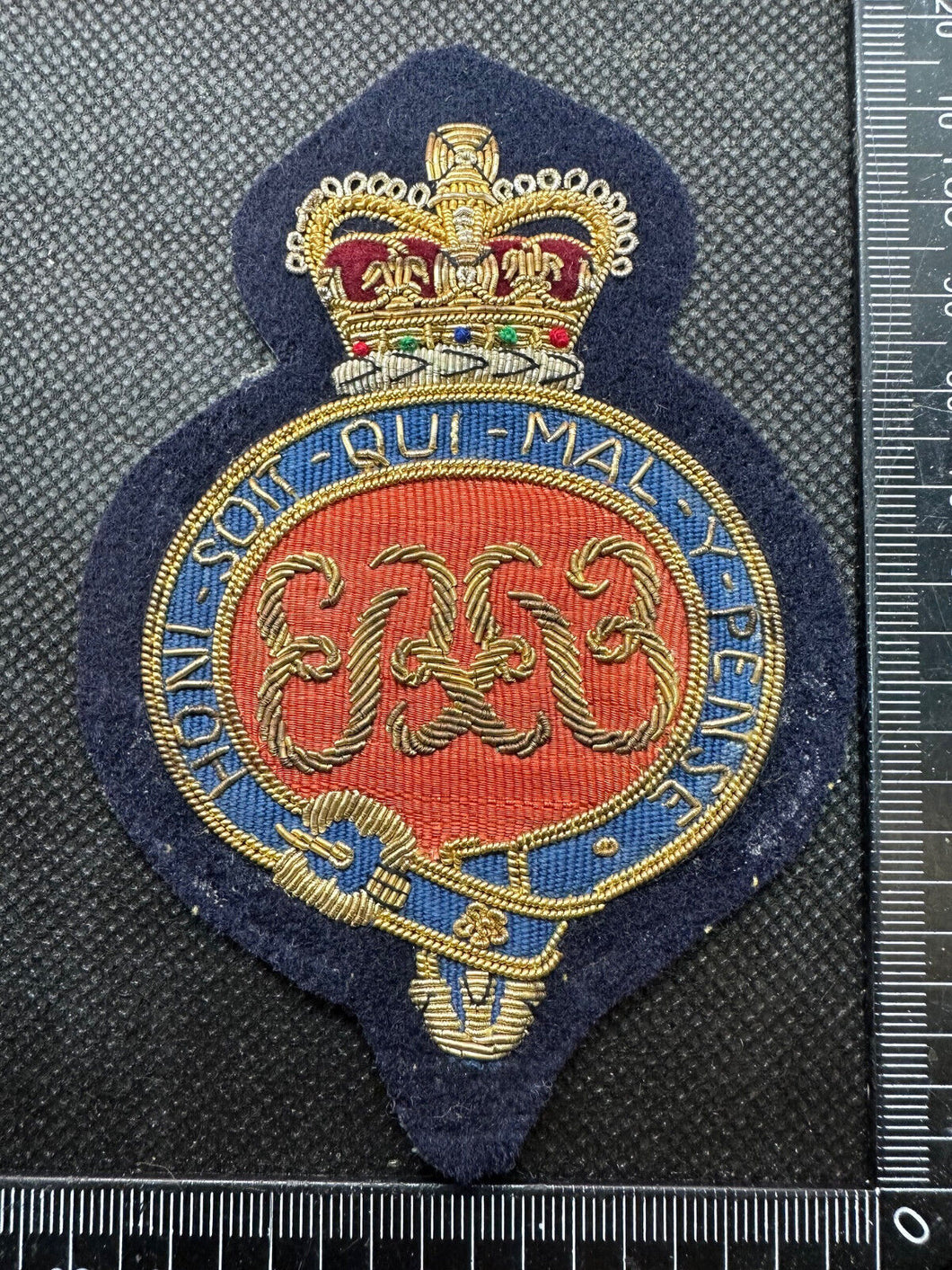 Blazer-Abzeichen mit Bullion-Stickerei der britischen Armee – Grenadier Guards Regiment