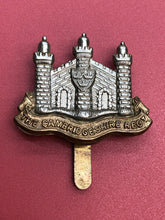 Load image into Gallery viewer, Original WW2 British Army Cap Badge - Cambridgeshire Regiment
