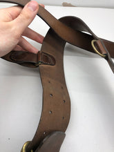 Load image into Gallery viewer, Genuine WW2 era British Army Leather Sam Brown &amp; Cross Strap Set - 34&quot; Waist
