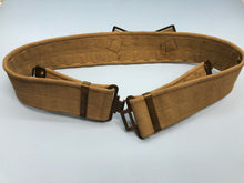 Charger l&#39;image dans la galerie, Original British Army 37 Pattern Webbing Belt - Size Normal 36&quot; Waist - WW2 Patt
