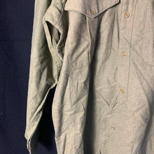 Charger l&#39;image dans la galerie, Original British Army Khaki Drill Combat Shirt - WW2 Pattern - 40&quot; Chest
