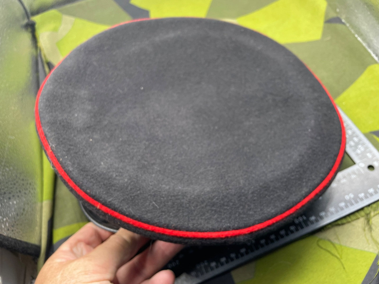 Original British Army Royal Engineers Peaked Cap - 56cm - The Militaria Shop