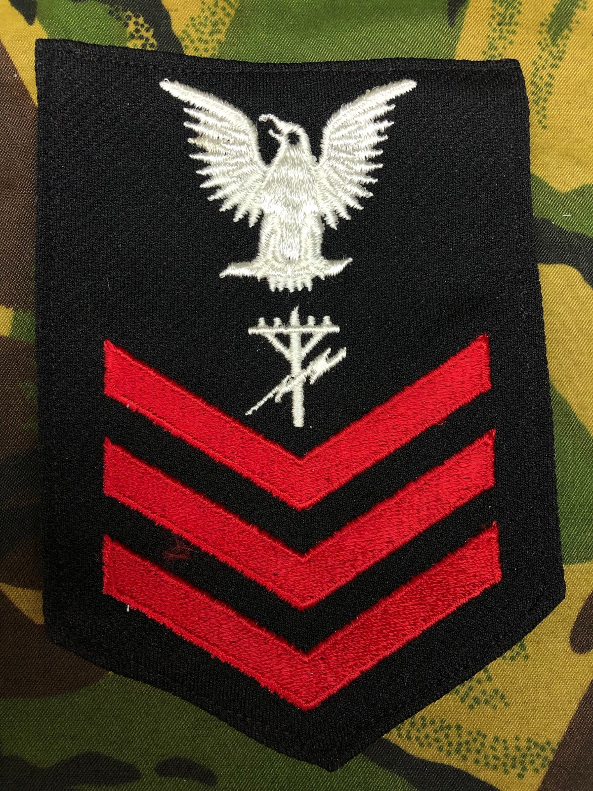 Genuine US Navy Construction Electrician Patch / Badge - The Militaria Shop