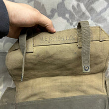 Load image into Gallery viewer, Original WW2 British Army / RAF 37 Pattern Webbing Small Pack &amp; L Straps Set
