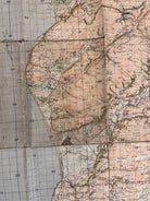 Original WW2 British Army GSGS OS Map of Wales - Barmouth & Aberystwyth - The Militaria Shop