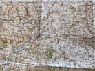 Original WW2 British Army OS Map of Great Britain - Debry - The Militaria Shop