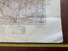 Original WW2 British Army OS Map of Scotland - Perth & Strath Earn - The Militaria Shop