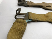 Load image into Gallery viewer, Original WW2 British Army 37 Pattern Canvass L Straps Set
