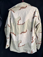 Gulf War US Army DCU Camouflaged Combat Field Coat/Jacket - Large/X-Long - The Militaria Shop