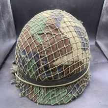 Load image into Gallery viewer, Genuine Dutch Army M53 Euroclone of WW2 US M1 Camouflaged Helmet &amp; Liner Set - The Militaria Shop
