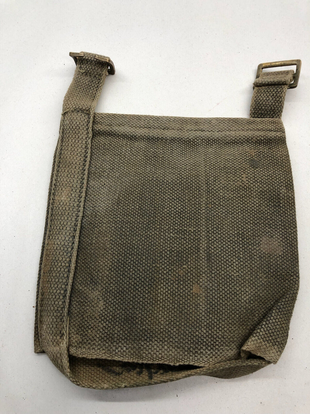 WW2 British Army 37 Pattern Webbing Water Bottle Carrier Harness - 1943 Dated