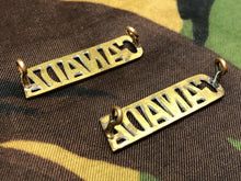 Load image into Gallery viewer, Genuine Canadian Army WW1 Brass Shoulder Titles Pair - CANADA - The Militaria Shop
