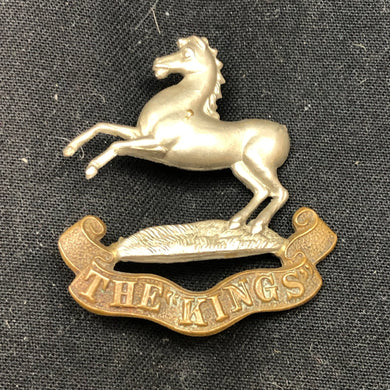 Original WW2 British Army Cap Badge - King's Regiment (Liverpool) - The Militaria Shop
