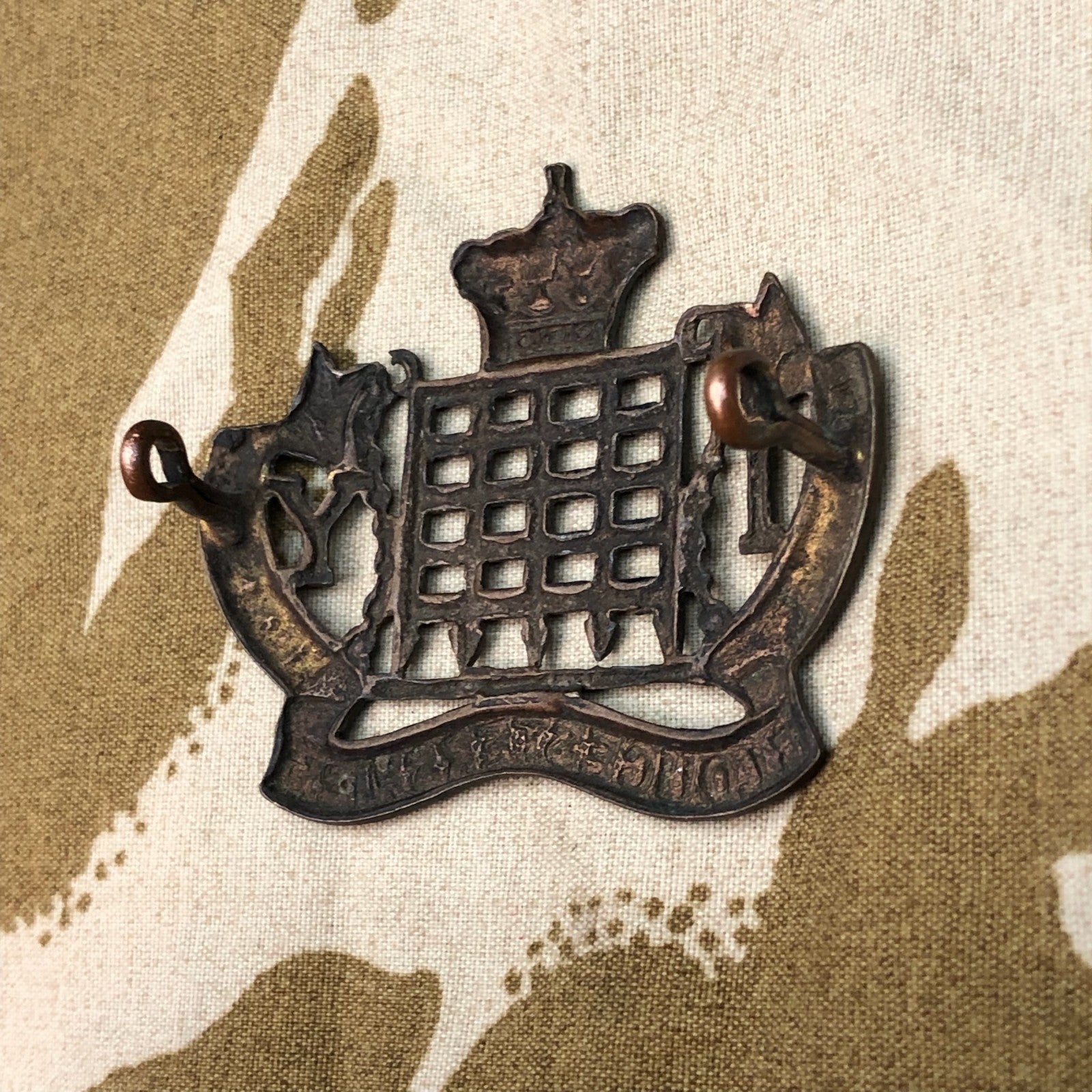 Original WW1 British Army Cap Badge - Royal Gloucestershire Hussars - The Militaria Shop