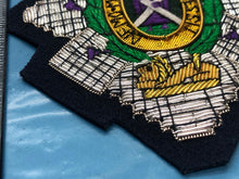 Load image into Gallery viewer, British Army Bullion Embroidered Blazer Badge - The Black Watch Regiment
