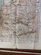 Original WW2 British Army OS Map of Great Britain - Barmouth & Aberysthwyth - The Militaria Shop
