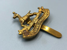 Load image into Gallery viewer, Genuine Canadian Army Royal Canadian Dragoons Cap Badge
